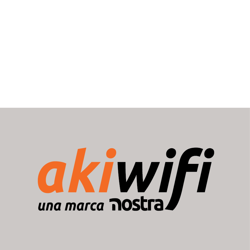 Logo de akiwifi, una marca Nostra